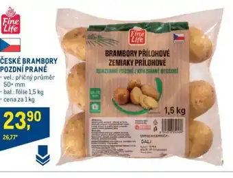Makro ČESKÉ BRAMBORY POZDNÍ PRANÉ nabídka