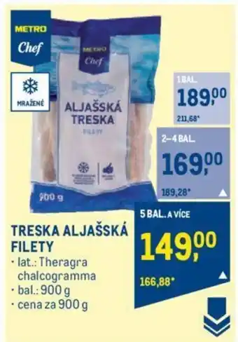 Makro TRESKA ALJAŠSKÁ FILETY nabídka
