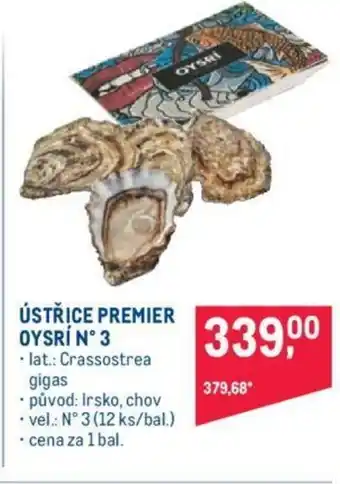 Makro ÚSTŘICE PREMIER OYSRÍ N°3 nabídka