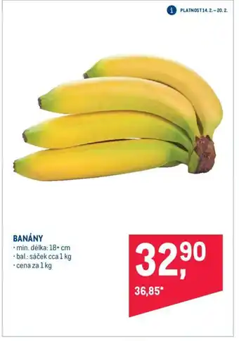 Makro BANÁNY nabídka