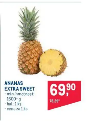 Makro ANANAS EXTRA SWEET nabídka