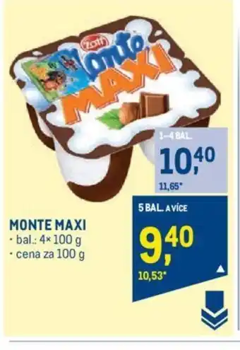 Makro MONTE MAXI nabídka