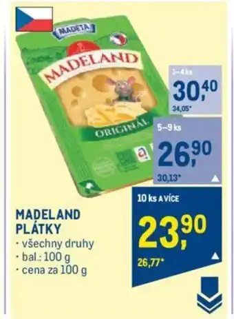 Makro MADELAND PLÁTKY nabídka