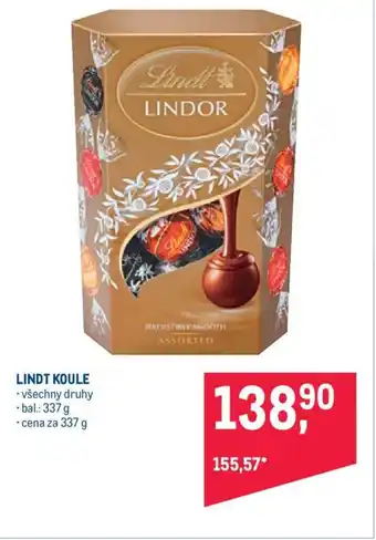 Makro LINDT KOULE nabídka