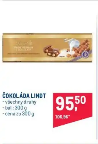 Makro ČOKOLÁDA LINDT nabídka