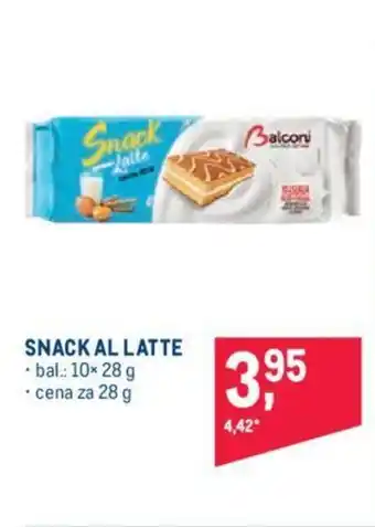 Makro SNACK AL LATTE nabídka