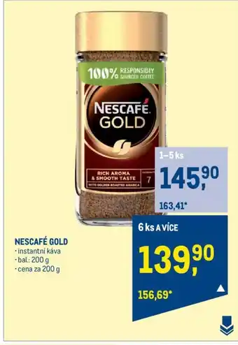 Makro NESCAFÉ GOLD nabídka