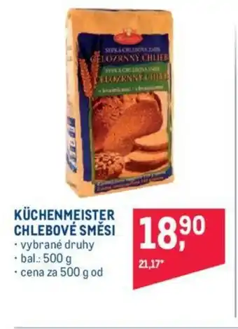 Makro KÜCHENMEISTER CHLEBOVÉ SMĚSI nabídka