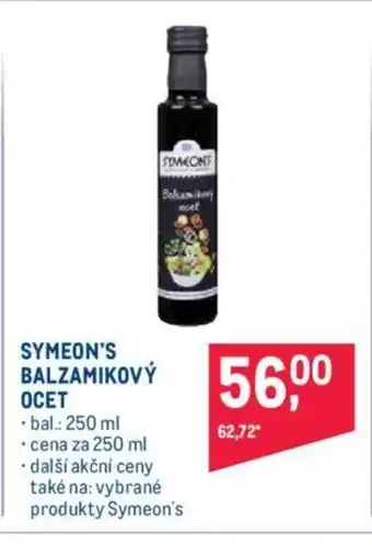 Makro SYMEON'S BALZAMIKOVÝ OCET nabídka