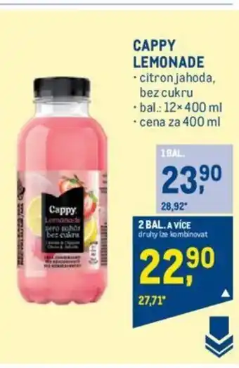 Makro CAPPY LEMONADE nabídka