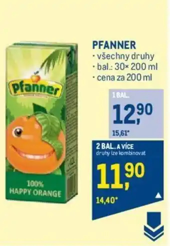 Makro PFANNER nabídka