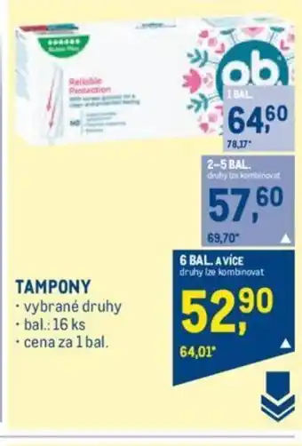 Makro DAMSKE INKONTINENCNI VLOZKY nabídka