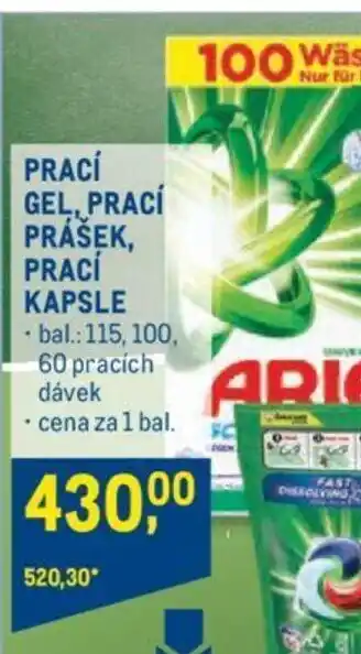Makro PRACÍ GEL, PRACÍ PRÁŠEK, PRACÍ KAPSLE nabídka