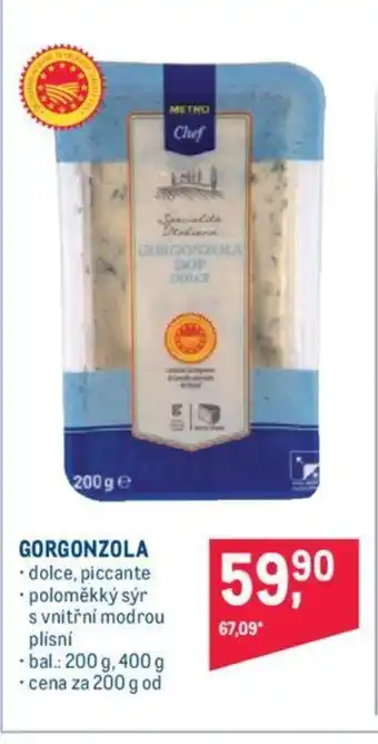 Makro GORGONZOLA nabídka