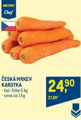 Makro ČESKÁ MRKEV KAROTKA nabídka
