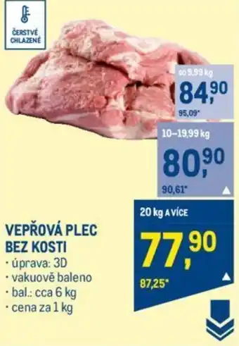Makro VEPŘOVÁ PLEC BEZ KOSTI nabídka
