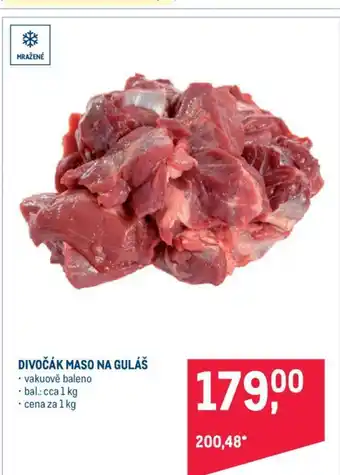 Makro DIVOČÁK MASO NA GULÁŠ nabídka