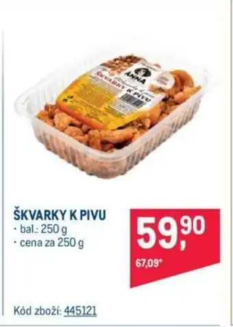 Makro ŠKVARKY K PIVU nabídka