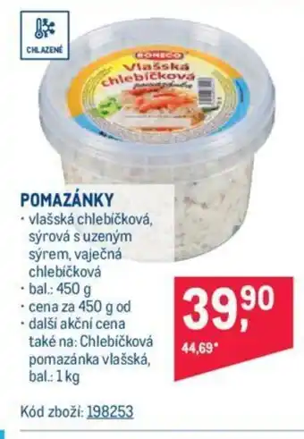 Makro POMAZÁNKY nabídka