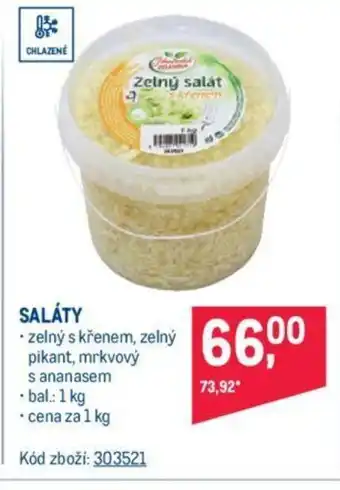 Makro SALÁTY nabídka
