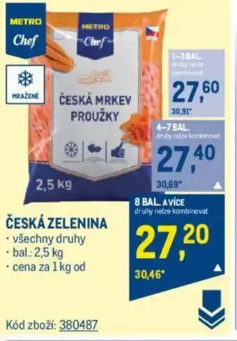 Makro ČESKÁ ZELENINA nabídka
