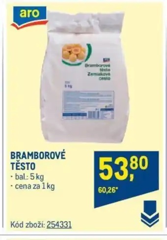 Makro BRAMBOROVÉ TĚSTO nabídka