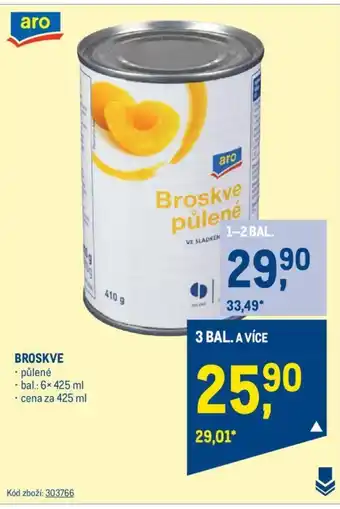 Makro BROSKVE nabídka