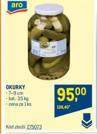 Makro OKURKY nabídka