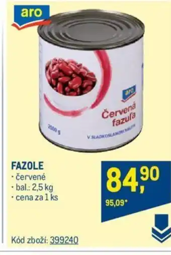 Makro FAZOLE nabídka