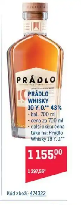 Makro PRÁDLO WHISKY 10 Y. 0. 43% nabídka