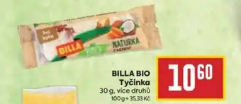 Billa BILLA BIO Tyčinka 30 g nabídka