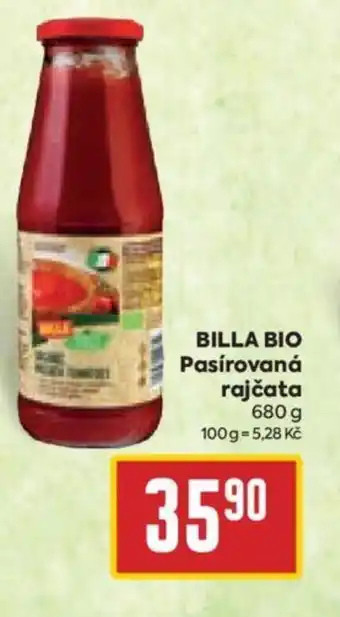 Billa BILLA BIO Pasírovaná rajčata 680 g nabídka