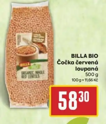 Billa BILLA BIO Čočka červená loupaná 500 g nabídka