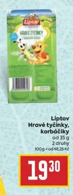 Billa Liptov Hravé tyčinky, korbáčiky od 35 g nabídka