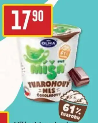 Billa Miša Tvarohový mls 130 g nabídka