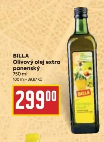 Billa BILLA Olivový olej extra panenský 750 ml nabídka