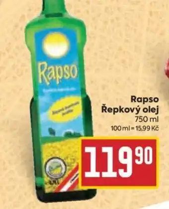 Billa Rapso Řepkový olej 750 ml nabídka