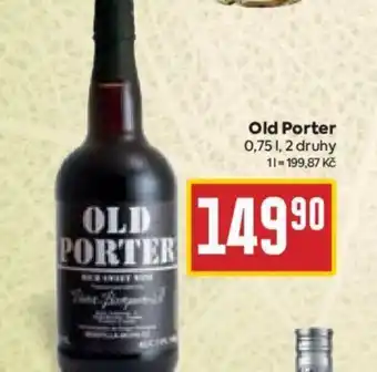 Billa Old Porter 0,75 l. nabídka
