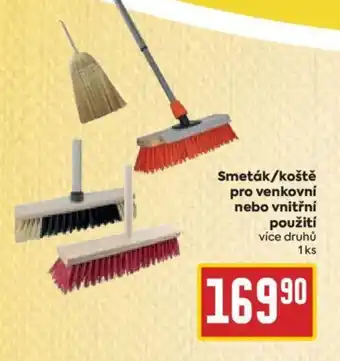 Billa Smeták/koště pro venkovní nebo vnitřní použití nabídka