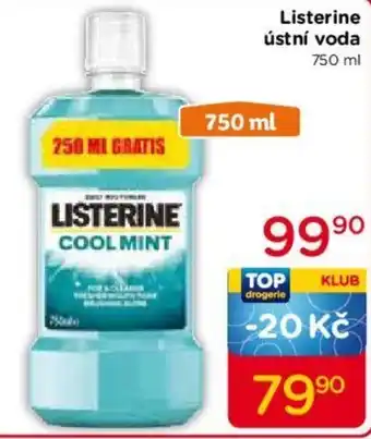 TOP drogerie Listerine ústní voda nabídka