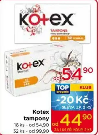 Kotex tampony