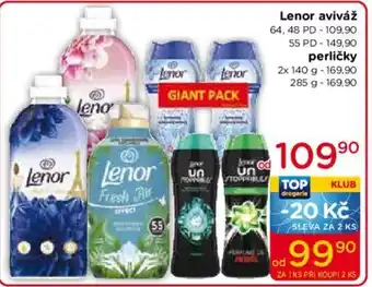 TOP drogerie Lenor aviváž nabídka