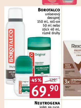 Rossmann Borotalco unisexový deosprej nabídka
