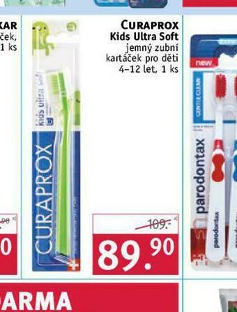 Rossmann Curaprox kids ultra soft jemný zubní kartáček nabídka