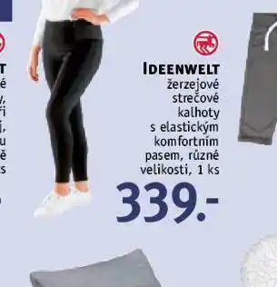 Rossmann Žerzejové strečové kalhoty nabídka
