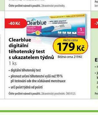 Dr. Max Clearblue digitální těhotenský test nabídka