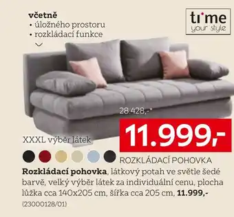 XXXLutz Rozkládací pohovka nabídka