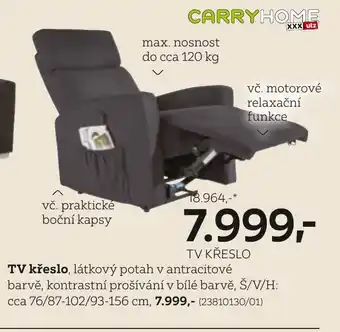 XXXLutz TV křeslo nabídka