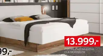XXXLutz POSTEL, PLOCHA LŮŽKA CCA 180X200 CM nabídka