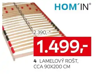 XXXLutz LAMELOVÝ ROŠT, CCA 90X200 CM nabídka